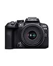 Canon EOS R10 24.2MP RF-S18-45mm f/4.5-6.3 IS STM Mirrorless Camera (APS-C Sensor,,4K UHD Video) – Black