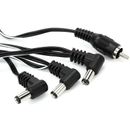 Eventide 1533 - 2.1mm Ang-RCA Daisy Chain Cable, Black