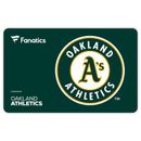 Oakland Athletics Fanatics eGift Card