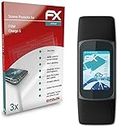 atFoliX Schutzfolie kompatibel mit Fitbit Charge 5 Folie, ultraklare und flexible FX Displayschutzfolie (3X)