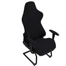 Zerci Universal Computer Stuhl Bezug Spiel/Racing Stuhl Bettüberwurf waschbar Stuhl (Nur Stuhlüberzug, Kein Stuhl), schützen Schwarz