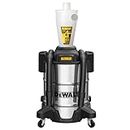 Dewalt Separator with 10 Gal Stainless Steel Tank, 99.5% Efficiency, High-Performance Cycle Powder Filter, Dust Cyclone Collector, DXVCS003, 1 Unit, White