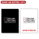 Drunk Desires Essential Pacchetto | Intimo | Coppie adulte gioco di carte sessuali da bere