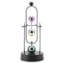 Perpetual Motion Desk Toy Electronic Shake Wiggle Device Swinging Kinetic Art Craft for Office Home Ornaments Desk Decoration