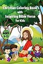 Christian Coloring Book with Inspiring Bible Verse for Kids, Ages 9-13