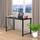 Halter Gaming Computer Desk for Home Office, 47" Modern PC Laptop Office Desk for & Students, Sturdy Wood/Metal in Black | Wayfair
