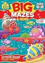 School Zone - Big Mazes & More Workbook - Ages 6 to 8, 1st Grade, 2nd Grade, Learning Activities, Games, Puzzles, Problem-Solving, and More (School Zone Big Workbook Series)