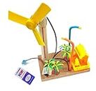 ERH India Wind Mill Battery Powered Science Project Working Model DIY Kit for School Science Kids