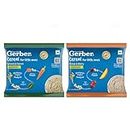 Gerber Cereals Combo Pack-Mango&Berry&Spinach&Carrot Instant Cereal For Kids 2-6 Y No Added Colours Or Flavours Rich In Protein With Iron&Omega-3 Easy To Carry Travel Friendly Trial Pack 2 X 50 G