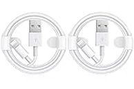 2Pack iPhoone Charger Cable,Apple MFi Certified Compatible for iPhone/iPad USB Wall Fast Charging to Lightning Cable Compatible with iPhone 12 11 Pro Max XS XR X 8 6S 6 Plus SE 5S Connector Data Sync