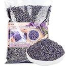 110g French Lavender Dried Lavender - Sukh Organic Lavender Sachets for Drawers and Closets Lavender Flowers Sachet Bags Fresh Scents Lavender Sachet Bags Dried Flowers Bulk