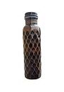 CREATIVE CULTURE Copper Water Bottle 34oz, 950 ml, Copper Vessel for Sports, Fitness, Yoga - Natural Health Benefits-Leak Proof