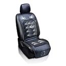 Zone Tech Cooling Car Seat Cushion - Classic Black 12V Automotive Comfortable Cooling Car Seat Cushion Perfect for Summer, Road Trips, and Many More