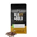 BLK & Bold Limu Ethiopia Single Origin | Natural Processed | Light Roast | Fair Trade & Micro-Roasted | Certified Kosher | Black Owned | 100% Arabica | Whole Bean | 12 oz Bag