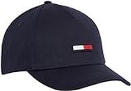 Tommy Hilfiger TJU FLAG CAP, Cappellino da Baseball, Unisex - Adulto, Midnight 19-4127, Taglia Unica