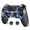 AceGamer Wireless Controller for PS4, Custom Design V2 Gamepad Joystick for PS4 with Non-Slip Grip of Both Sides and 3.5mm Audio Jack! (Lightning)