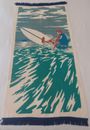 VINTAGE BEACH TOWEL JET TOWEL AUSTRALIAN MADE 1980's SURFING SURFBOARD