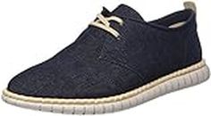 Clarks Men's Mzt Freedom Navy Canvas Sneakers-6.5 (91261335247065)