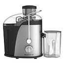 Wonderchef Monarch Centrifugal Electric Juicer for Fruits and Vegetables, 400W| Juicer Mesh with Stainless Steel Sieve| Dual Speed| Overload protector for Motor Safety| BPA free Anti Drip Juicer Machine, Appliance| Wide Feeding Chute| Easy to Clean |Compact Healthy Juicer Machine| 2 Year Warranty | Black/Silver