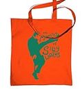 The Ministry Of Silly Walks Tote Bag (One Size Tote Bag/Orange)