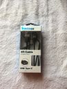 Just Wireless 4' USB Type C Cable -Black - Charge and Sync -  New(open box)
