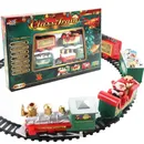 Neue elektrische Zug Set Mini Santa Claus Eisenbahn wagen Spielzeug kreative Dekoration Weihnachts