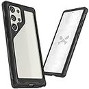 Ghostek Atomic Slim Case for Galaxy S23 Ultra (6.8") - Clear Back, S-Pen Access, Shockproof & Wireless Charging Compatible, Black
