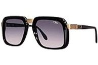 Cazal 616 001SG Black Gray Gradient Vintage Sunglasses 56 mm