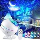 Perkisboby Star Projector, Galaxy Projector for Bedroom, LED Night Light Projector with Remote Control, Nebula Cloud, Moon, Super Silent, Magnetic Base for Kids Adults Gaming Room/Party/Ceiling Decor