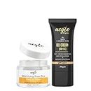 Aegte Organics Skin Corrector DD Cream & Mattifying Pore Blur Beauty Filter Primer + Sunscreen (Medium)