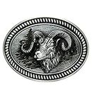 MYADDICTION Vintage Rodeo 3D Animal Goat Head Belt Buckle Antique Silver Metal Western Cowboy Jewelry Clothing Shoes & Accessories | Mens Accessories | Belt Buckles