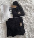 NWT Ugg Knit Winter Scarf & Hat Set Black