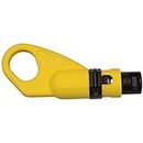 Klein Tools Coax Cable Stripper 2-Level, Radial, Klein's coaxial cable stripper features exclusive sliding cable stop, VDV110061
