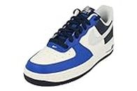 NIKE Air Force 1 07 LV8 Mens Trainers FQ8825 Sneakers Shoes (UK 8 US 9 EU 42.5, White Football Grey Gamer Royal 100)