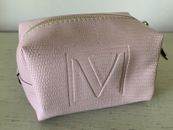 Victoria's Secret Small Iconic Pink Makeup Cosmetic travel Bag 5” X 3”