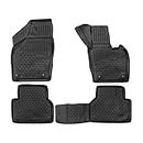 Floor Mats Compatible with Audi Q3 2011-2023 Liner 3D Molded All Weather Black 4X RHD