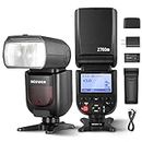 NEEWER Z760-C TTL Flash Speedlite Compatible with Canon DSLR Cameras, 76Ws GN60 2.4G 1/8000s HSS Speedlight, TCM Conversion, 7.4V/2600mAh Lithium Battery Charger Set, 480 Full Power Flashes