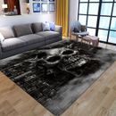 3D Misty Skull Skeleton Wall Print Non-Slip Bedroom Rug Doormat Floor Mat Carpet