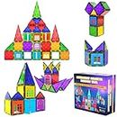 Desire Deluxe Magnetic Building Blocks Tiles STEM Toy Set 42PC – Kids Learning Educational Construction Toys for Boys Girls Present Age 3 4 5 6 7 Year Old - Gift