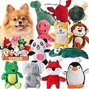 LEGEND SANDY Juguetes chirriantes para cachorros pequeños y medianos, juguetes de peluche para perros a granel con 12 juguetes de peluche para mascotas, lindo paquete de juguetes seguros para masticar