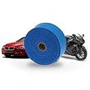CALANDIS Exhaust Header Wrap Kit Performance Parts Blue Manifold for Automobiles 10M