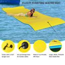 6'/9'/12'x6'' Floating Water Mat,3-Layer Foam Water Pad Water Activities Mat