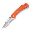 Buck 112 Slim Select, 420HC Stahl, rostfrei, Back Lock, glasfaserverstärktes Nylon, Edelstahlclip orange