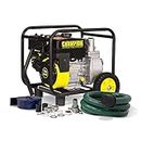 Champion Power Equipment 66520 2-Inch Gas-Powered Semi-Trash Water Transfer Pump with Hose and Wheel Kit