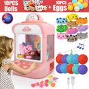 Kids Automatic Doll Machine with Music Crane Play Game Mini Claw Catch Toys Gift