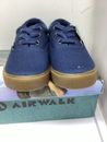Airwalk Ox Boys Junior Casual BLUE GUM Lace Up Shoes SIZE 1 AU