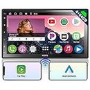 ATOTO A6 4G+64G 7" Android Autoradio 2 DIN, Écrans de Tableau de Bord intégrés, Écran Tactile QLED 1280 * 720 Radio Dab+, CarPlay sans Fil et Android Auto sans Fil, MirrorLink, 2 Bluetooth, A6G2C7PP