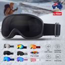 Ski Glasses Snow Goggles Snowboard Anti-Fog Eyewear Windproof Adult Kids Cycling