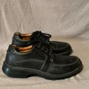 Ecco Fusion II Black Leather Shoes Walking Mens Size 10 EU 44  