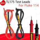 TL175 TwistGuard Test Lead Set For Fluke 114 True-RMS Electrical Multimeter NEU